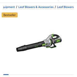 O POWER+ 56-volt 765-CFM 200-MPH Battery Handheld Leaf Blower 5 Ah (Battery and Charger Included)