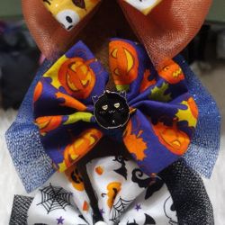 Halloween Themed Hair Bows