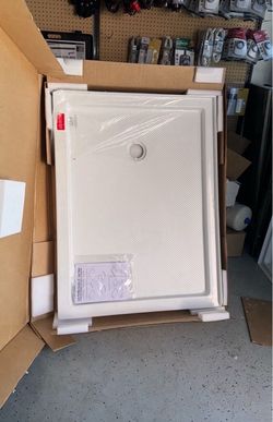48”X36” Stand Up Shower Corner Pan Left Hand Drain