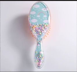 Pastel Rainbow Cloud Hair Brush