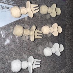 6 Pack Silicone Baby Spoons And Forks
