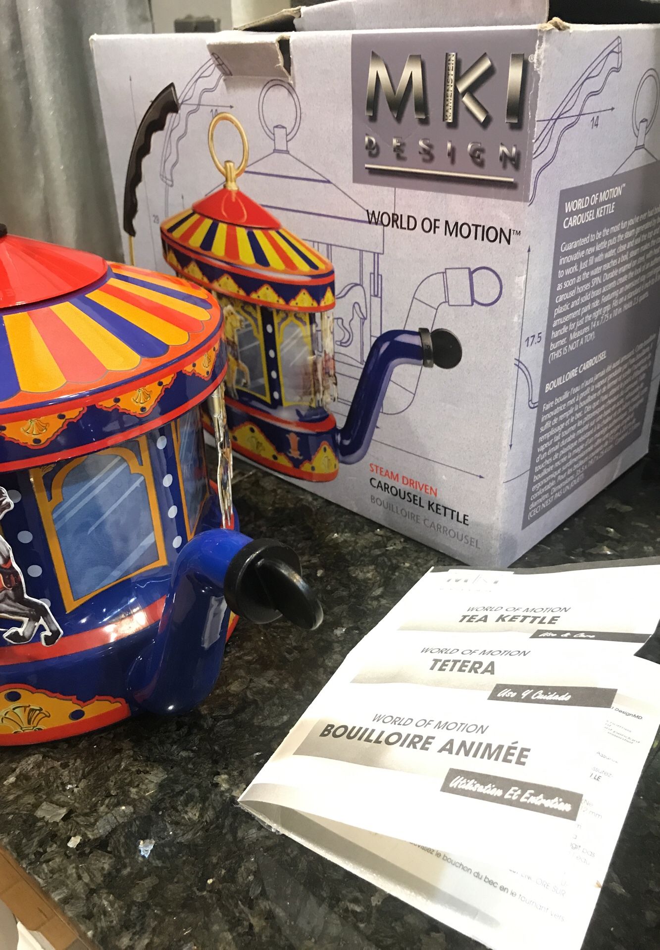 Kamenstein mki steam driven carousel kettle for Sale in Puyallup, WA OfferUp
