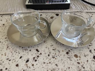 Nespresso Glass Espresso Cups Set of 2 | Clear