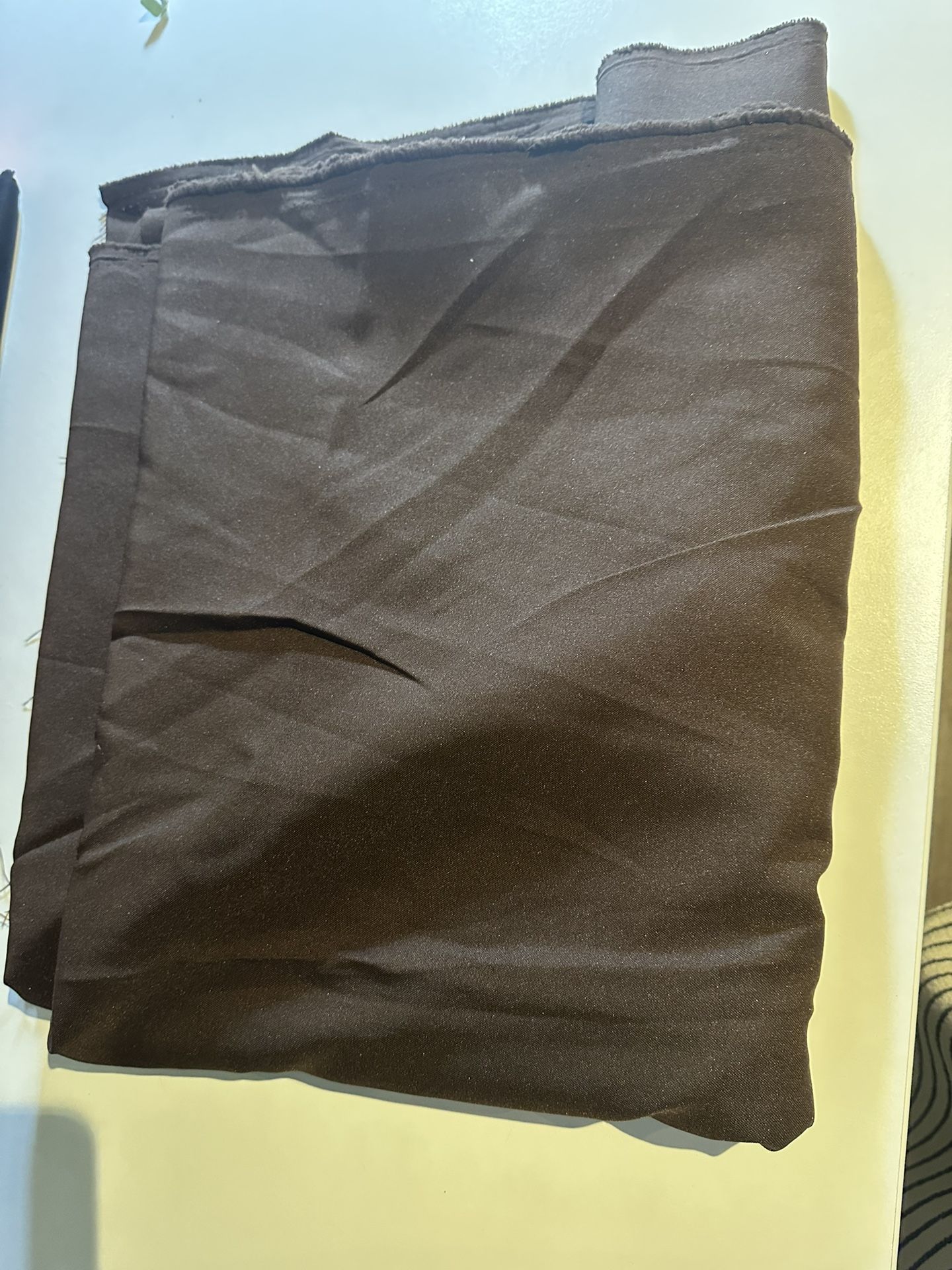 Brown Poly Woven Fabric – 2 3/4 Yards