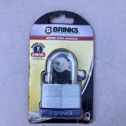 BRINKS HIGH SECURITY PADLOCK 162-51091 BORON STEEL MAX SECURITY