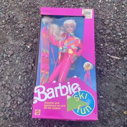 1991 Nib Barbie Ski