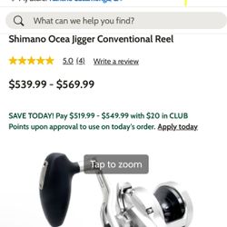 Shimano 2000 Ocea Jigger