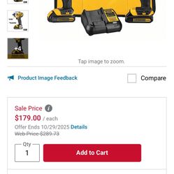Dewalt new Drill Set
