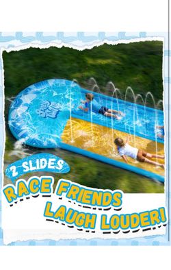 Spring Water 32ft Double Lane Water Slide