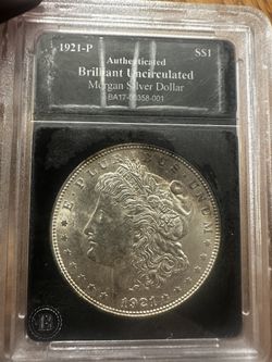 1921-P Morgan Silver Dollar 