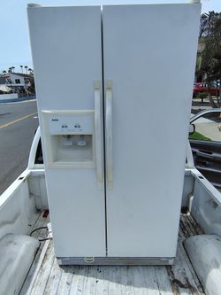 White Side-by-Side Refrigerator
