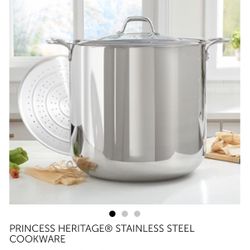 Classic 60-Qt. Stockpot with Steaming Rack