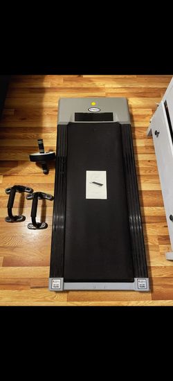 Treadmill, Ab Roller Wheel, Push Up Bars