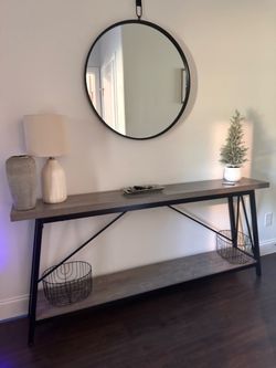 70.87 in entry way table