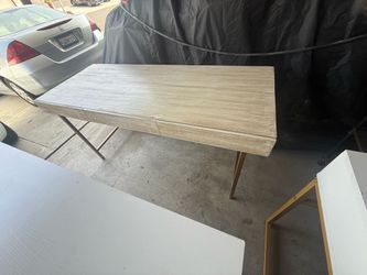 Cream colored table