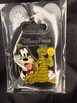 Disney Parks Goofy and Figment Enamel Pin