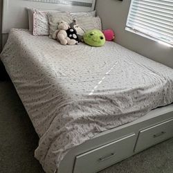 White Bed $25