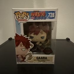 Gaara Funko Pop #728 Naruto Shippuden Gold Sand Special Edition Vinyl Figure READ 