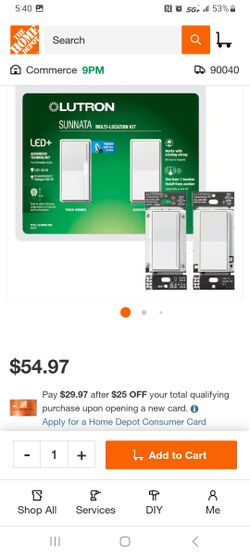 Lutron Sunnata  Light Set