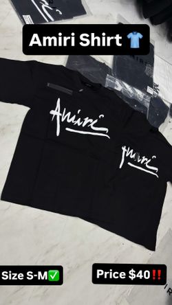 Amiri shirt all sizes available‼️