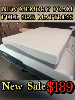 NEW MEMORY FOAM FULL SIZE MATTRESS