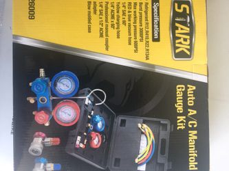 Auto A/c manifold gauge kit