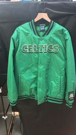 Boston Celtics Satin/Varsity Jacket – Green – Excellent Condition