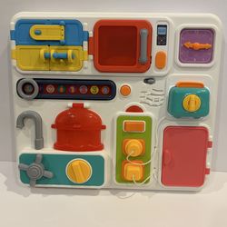 Cooking Portable Montessori Busy Board Activity Toy Playset