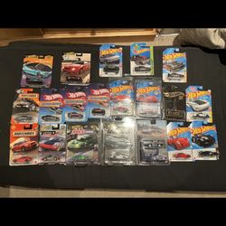 Mix Of Hotwheels , Premiums, Ultra Hots, And Matchbox