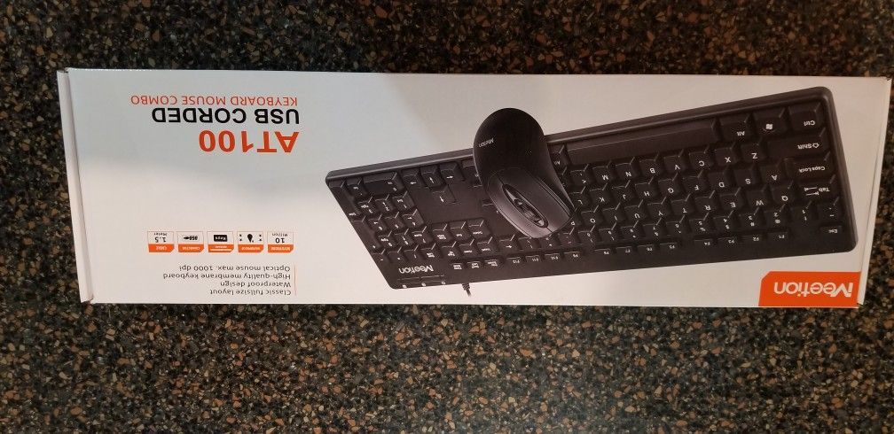 NIB Keybord & Mouse / Wired USB