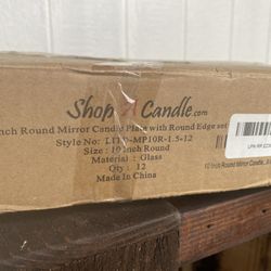 1 Box Of Round Mirrors  12 PCs Total 