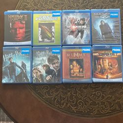 8 Blu-ray Movie discs 