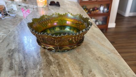 Carnival Glass Bowl