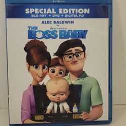 $5 BLU RAY MOVIE. BOSS BABY. BLU RAY  ONLY. NO DIGITAL. $5 OR TRADE FOR A MOVIE TITLE I DO NOT ALREADY OWN.