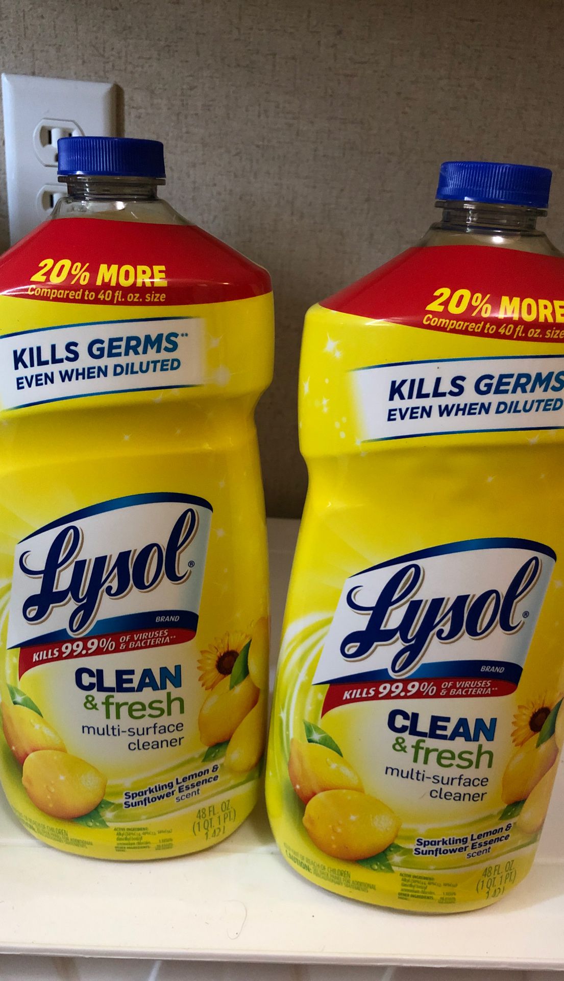 Lysol Clean and Fresh Lemon 🍋 Scent