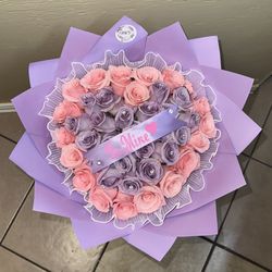 Heart 💜 Shape Ramo 💐 