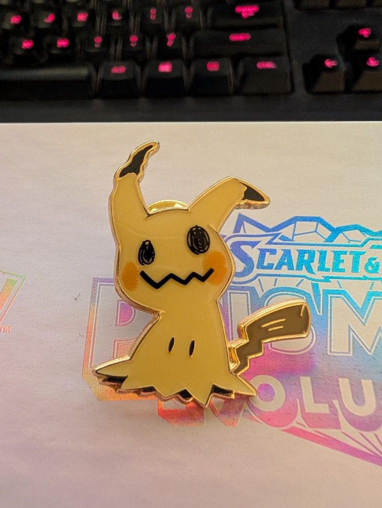 Pokemon Mimikyu Enamel Pin- Sword & Shield