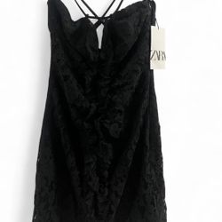 Zara Lace Mini Dress Size Small 