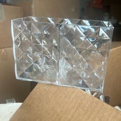 Acrylic container for make up brushes