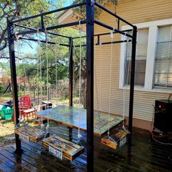 Custom Epoxy Swing Table 