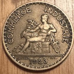 1923 France 50 Centimes