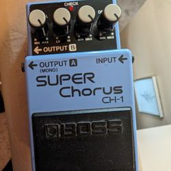 BOSS Super Chorus CH-1 Guitar Effect Pedal