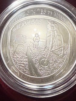 50th Anniversary Apollo 11 5 ounce silver dollar plus silver bundle lot!