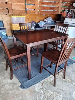 Table and chairs