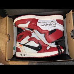 Jordan 1 Off-white Chicao (size 10)