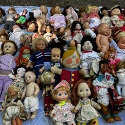 Lot of Vintage Dolls 60’s 70’s 80’s and 90’s