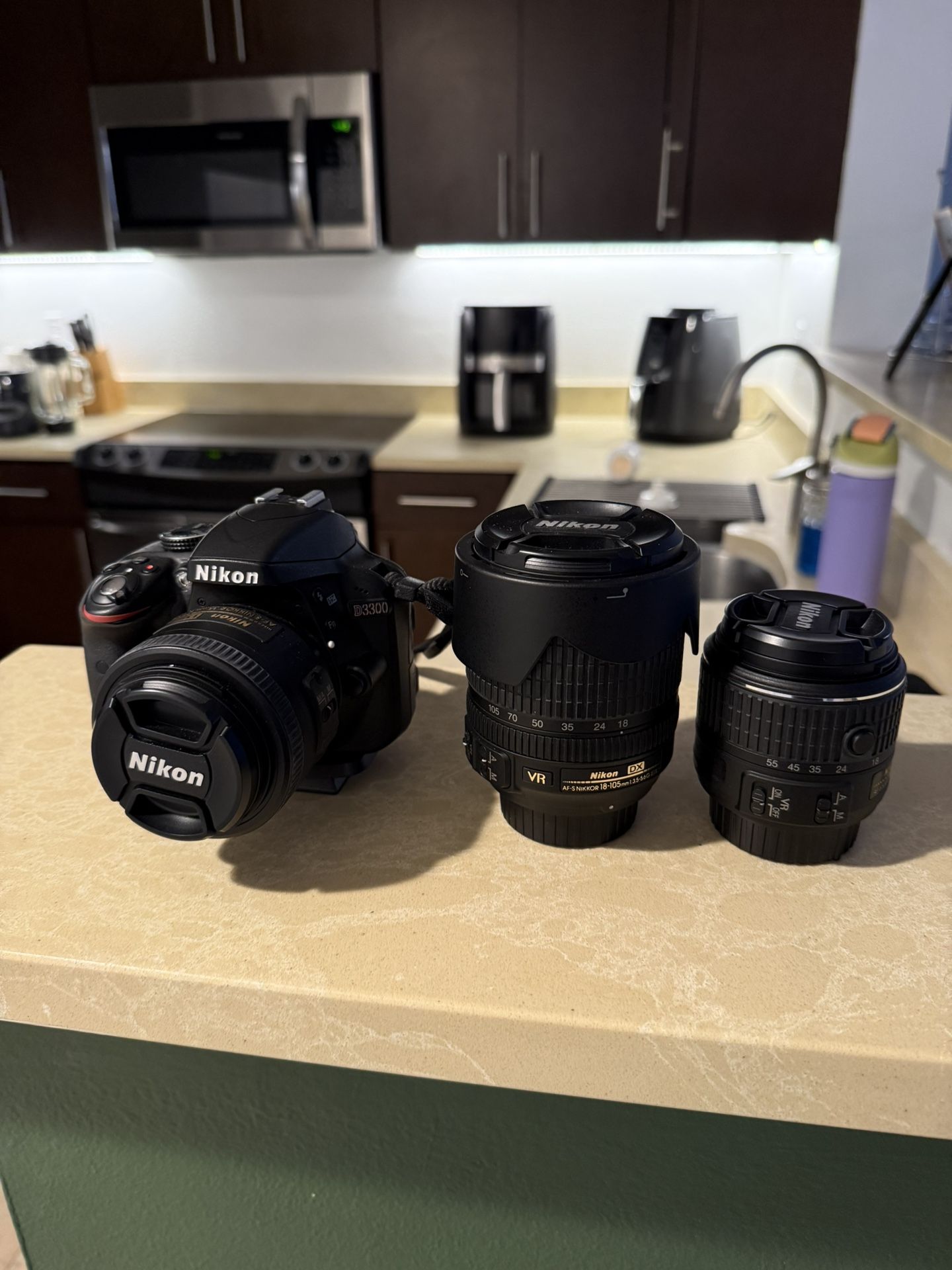 Nikon D3300 3 Lenses