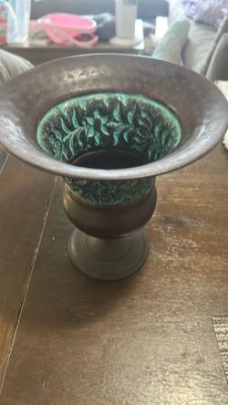 Tin Flower Vase