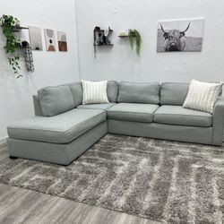 Grey Sectional Couch - Free Delivery 