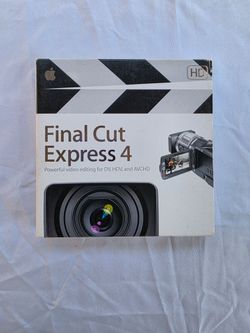 Apple Final Cut Express 4 [video editing]